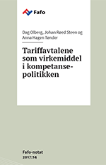 Dag Olberg, Johan Røed Steen og Anna Hagen Tønder har skrevet Fafo-notatet Tariffavtalene som virkemiddel i kompetansepolitikken