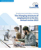  John Hurley og Chiara Litardi har skrevet rapporten The changing structure of employment in the EU: Annual review 2023